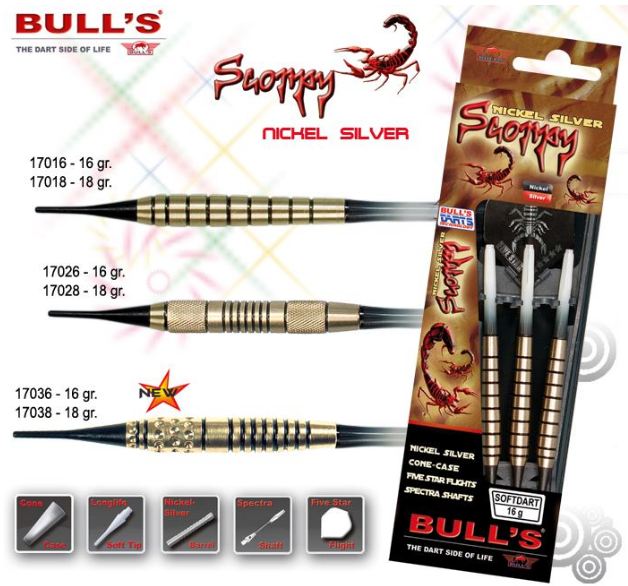 Bull´s Šipky Scorpy 16gr. 17026