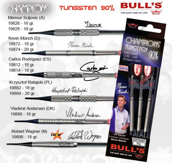 Bull´s Šipky Champions 20gr. Kevin Münch 19874