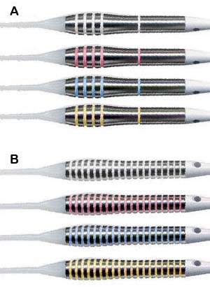 Harrows Šipky Assassin Plus 18gR Style B White