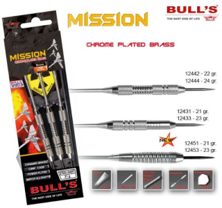 Bull´s Šipky Steel Mission 24gr. 12444