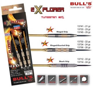 Bull´s Šipky Steel Explorer 80% Shark Grip 24gr. 13714