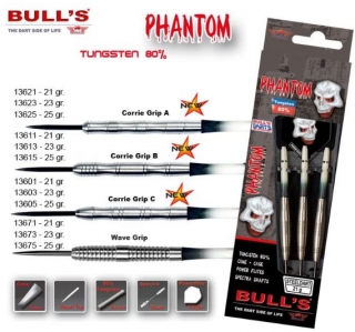 Bull´s Šipky Steel Phantom Corrie Grip A 21gr. 13621