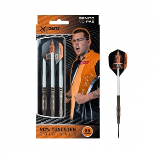 XQMax Šipky steelové Benito van de Pas - 90% Tungsten - 25gR