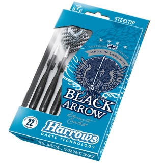 Harrows šipky steel black arrow 22gr