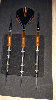 Šipky soft Amberjack 1 18g Tungsten 90% RED DRAGON