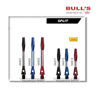 Násadky Split Bull´s dlouhé červené 54903