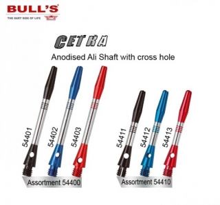 Násadky Cetra Bull´s krátké červené 54413